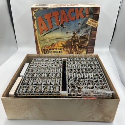 Eagle Games ATTACK! World Conquest Board Game 2003 Complete Open Box New Vintage