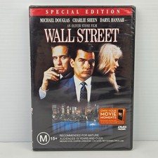Wall Street DVD 1987 Special Edition Michael Douglas Charlie Sheen Drama Reg 4
