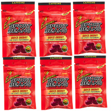 Jelly Belly Extreme Sport Beans Cherry 6 Pack Energy Jelly Beans