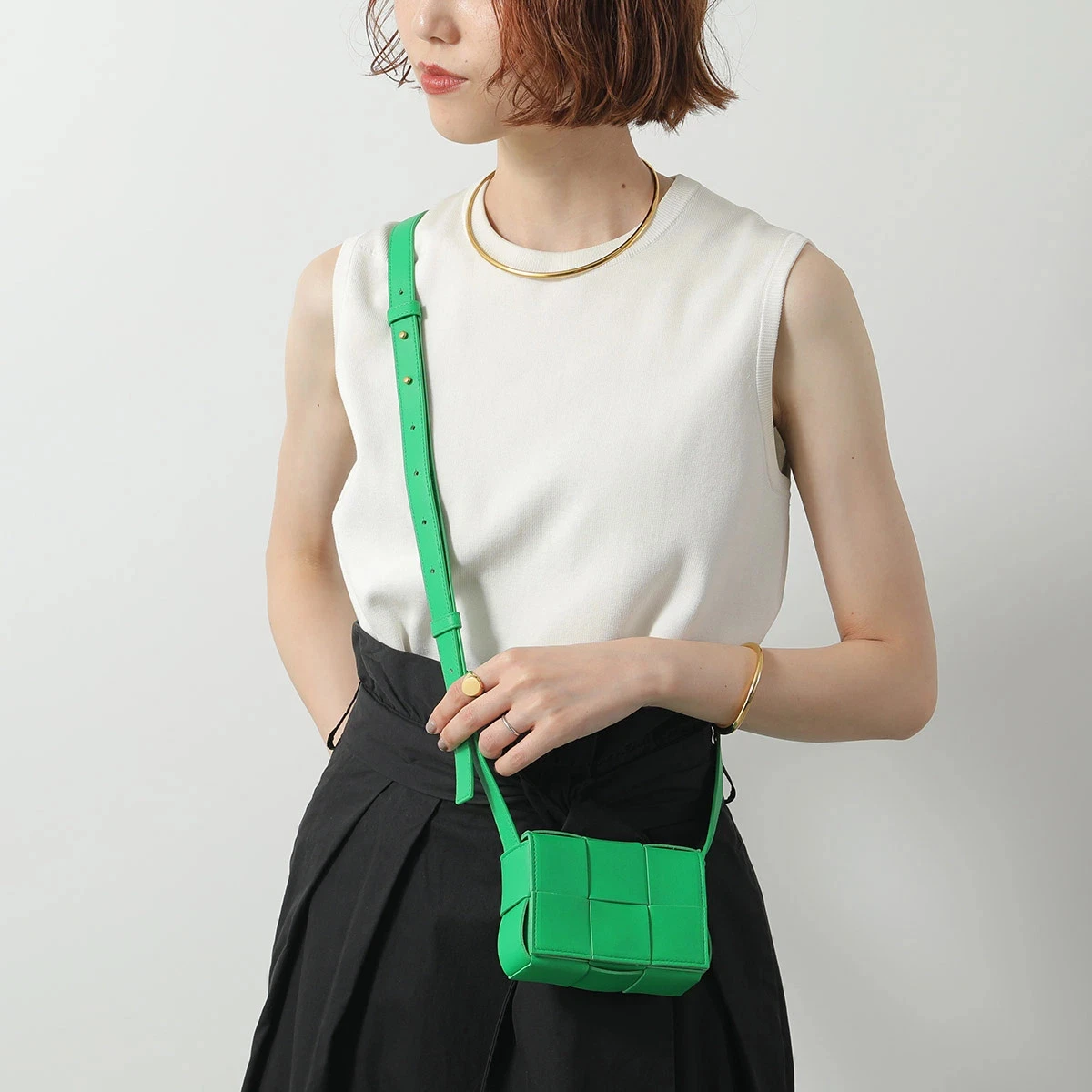Bottega Veneta — BOTTEGA VENETA Bottega Veneta Shoulder Bag CANDY Cassette parakeet only