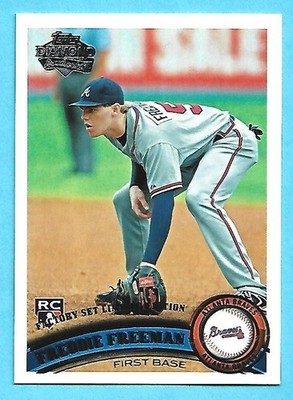 FREDDIE FREEMAN 2011 Topps Diamond Anniversary Factory Set Limited Edition #145