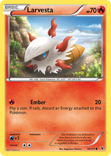LARVESTA 19/101 COMMON NOBLE VICTORIES POKEMON HEAVILY PLAYED on eBay