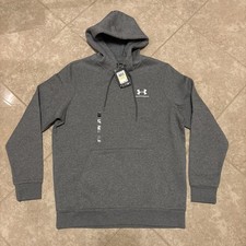 Under Armour UA ICON Fleece Hoodie Mens M Gray NEW 60