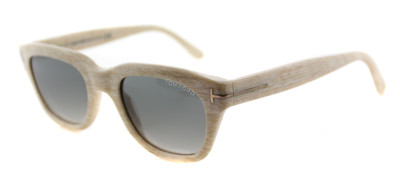 Authentic Tom Ford Snowdon FT0237 TF 237 60B Beige Plastic Sunglasses 50mm