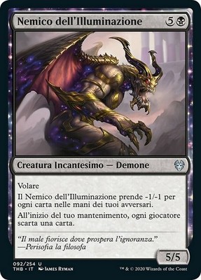 MTG Magic THB Theros Beyond Death - 1x DEU NM 092 U Feind der Beleuchtung