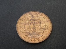 1949 George VI Bronze Half Penny Nice Collectable Condition 1/2d