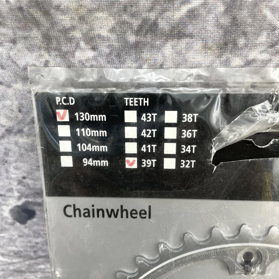 Shimano Ultegra FC-6500 Chainring 39T 130 BCD NOS New Double Road Bike B-Type - Image 3 of 4