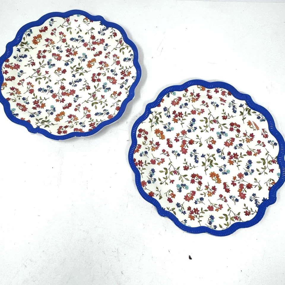 "Juego de 2 platos de melamina Ditsy vintage para mujer Pioneer 8,5""" Foto 4 de 4