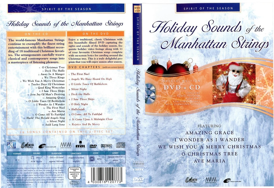 CD & DVD ★ Festliche Klänge der Manhattan Strings (Weihnachtslieder auf Klassik) - Bild 3 von 4