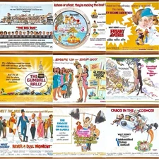 Disney / Family Half Sheet Movie Poster Lot (9) – Good / Poor **Jodie Foster**