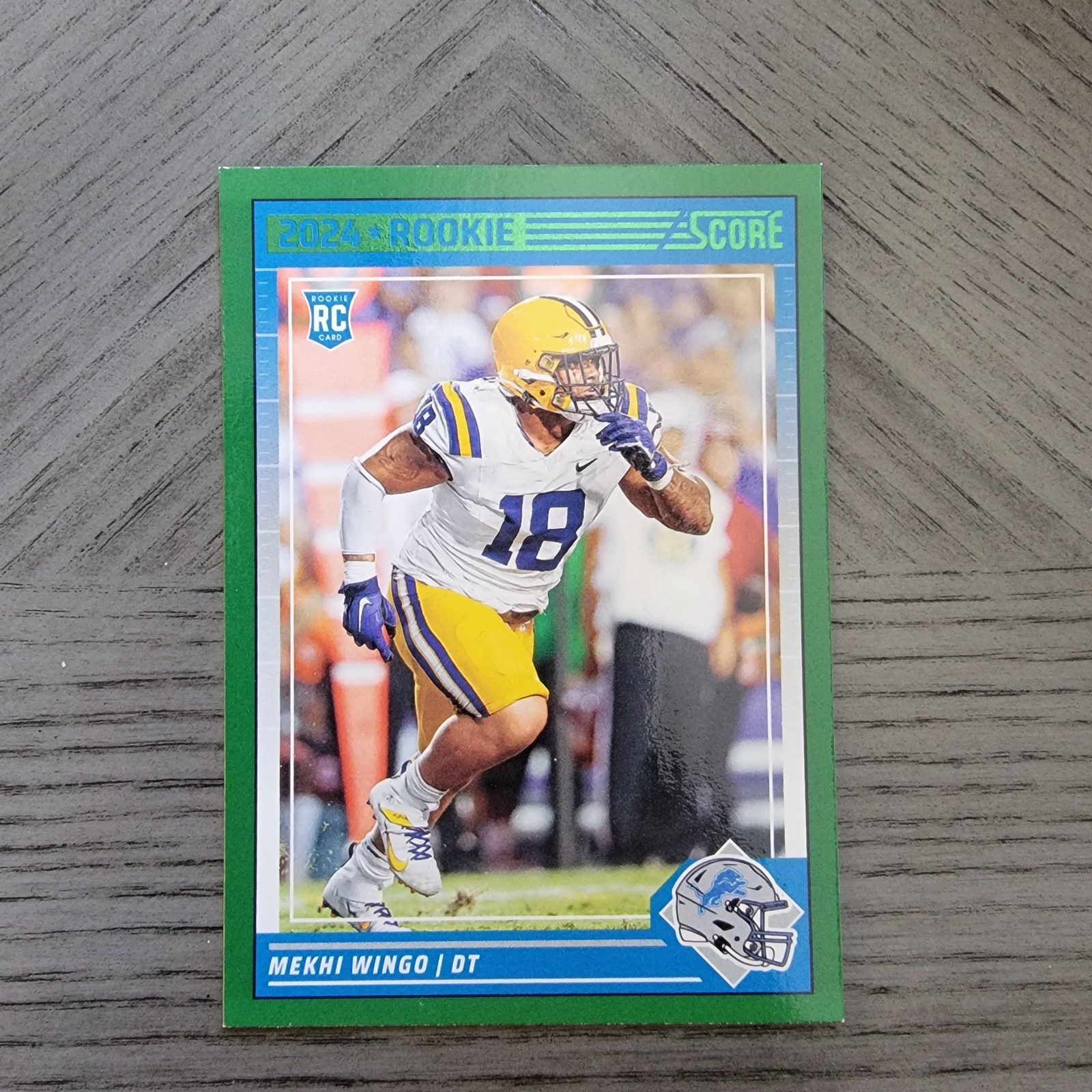 Mekhi Wingo Panini Score #372 Green