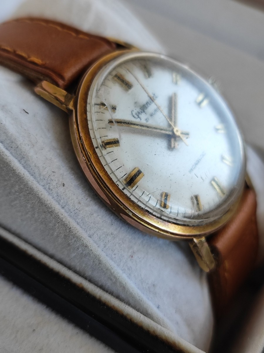 Vintage Gigandet Swiss Watch 21 Jewels Manual Wind Incabloc Gold