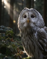 Owl Nature Bird Wall Art Print 8x10 Wildlife Decor - 260330263