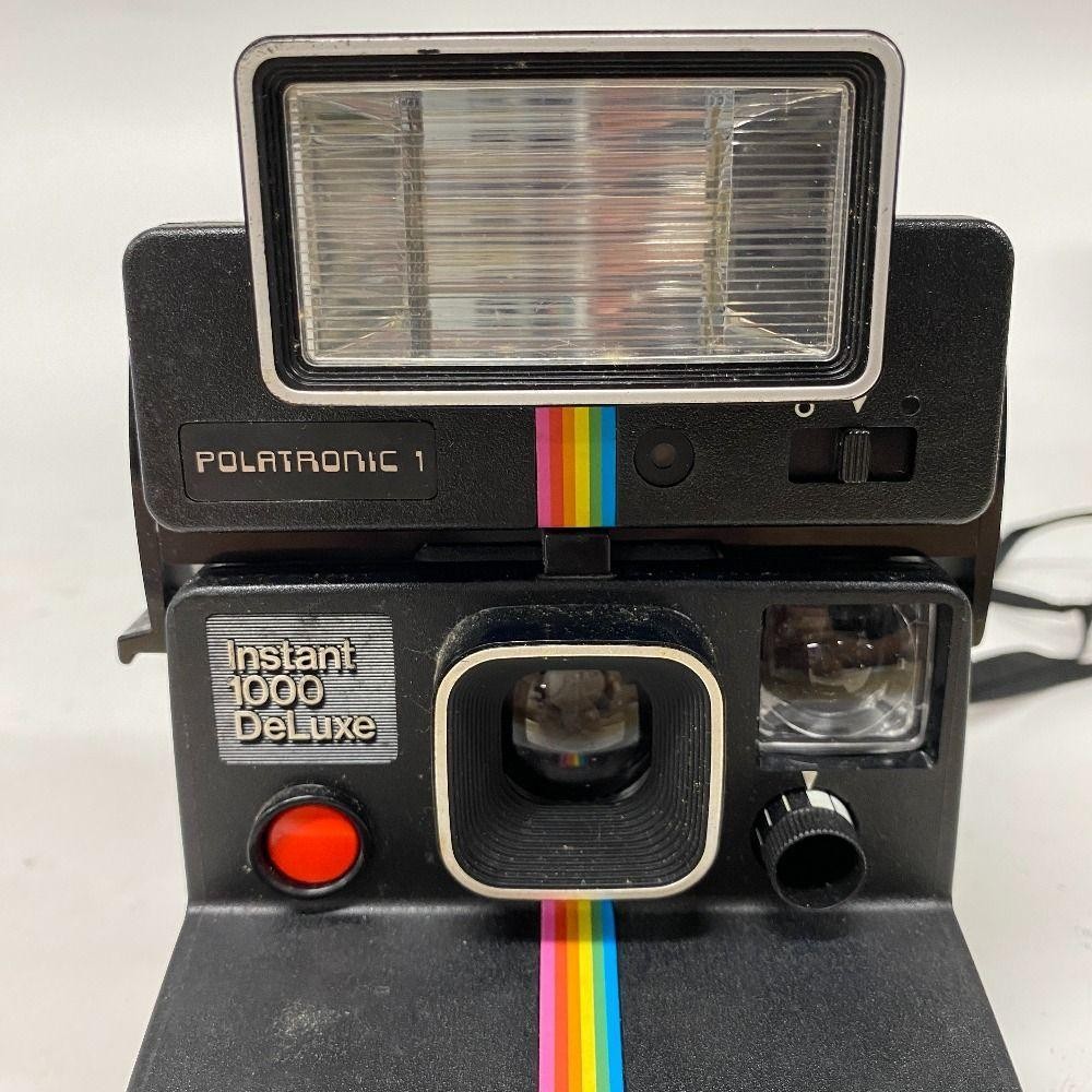 デジタルカメラ POLAROID LAND CAMERA Instant1000 DeLuxe SakuraDo @ Polaroid Instant 1000 DeLuxe Rainbow Stripe SX-70