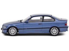 1/43 1999 BMW E36 M3 Coupe Estoril Blue Metallic – Solido Diecast Model Car