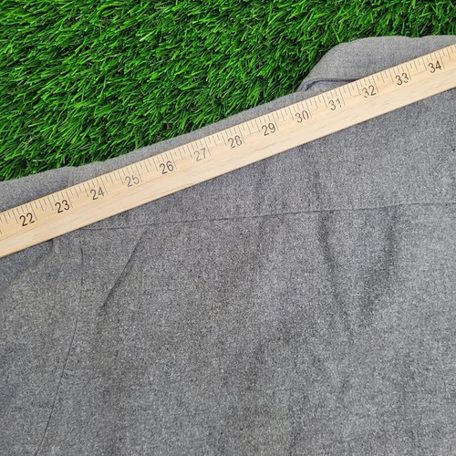 Vintage 90s Cabelas Chamois Button Shirt Large 24x29 Gray - Picture 4 of 12