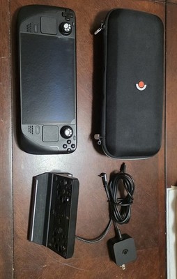 Valve Steam Deck OLED 512GB Black Handheld Console with Case and Dock