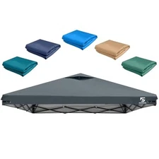 10x10 Pop Up Canopy Replacement Top Cover with Air Vent for Straight Leg 
