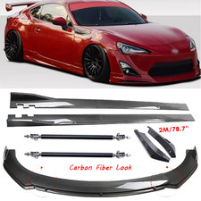 For Scion Frs Fr-s Carbon Fiber Front Bumper Rear Lip Spoiler Side Skirt