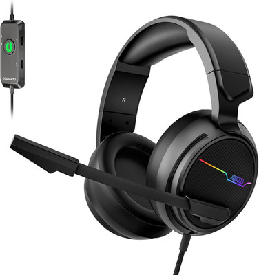 V20U USB Gaming Headset 7.1 Surround Sound RGB Noise Cancelling Mic
