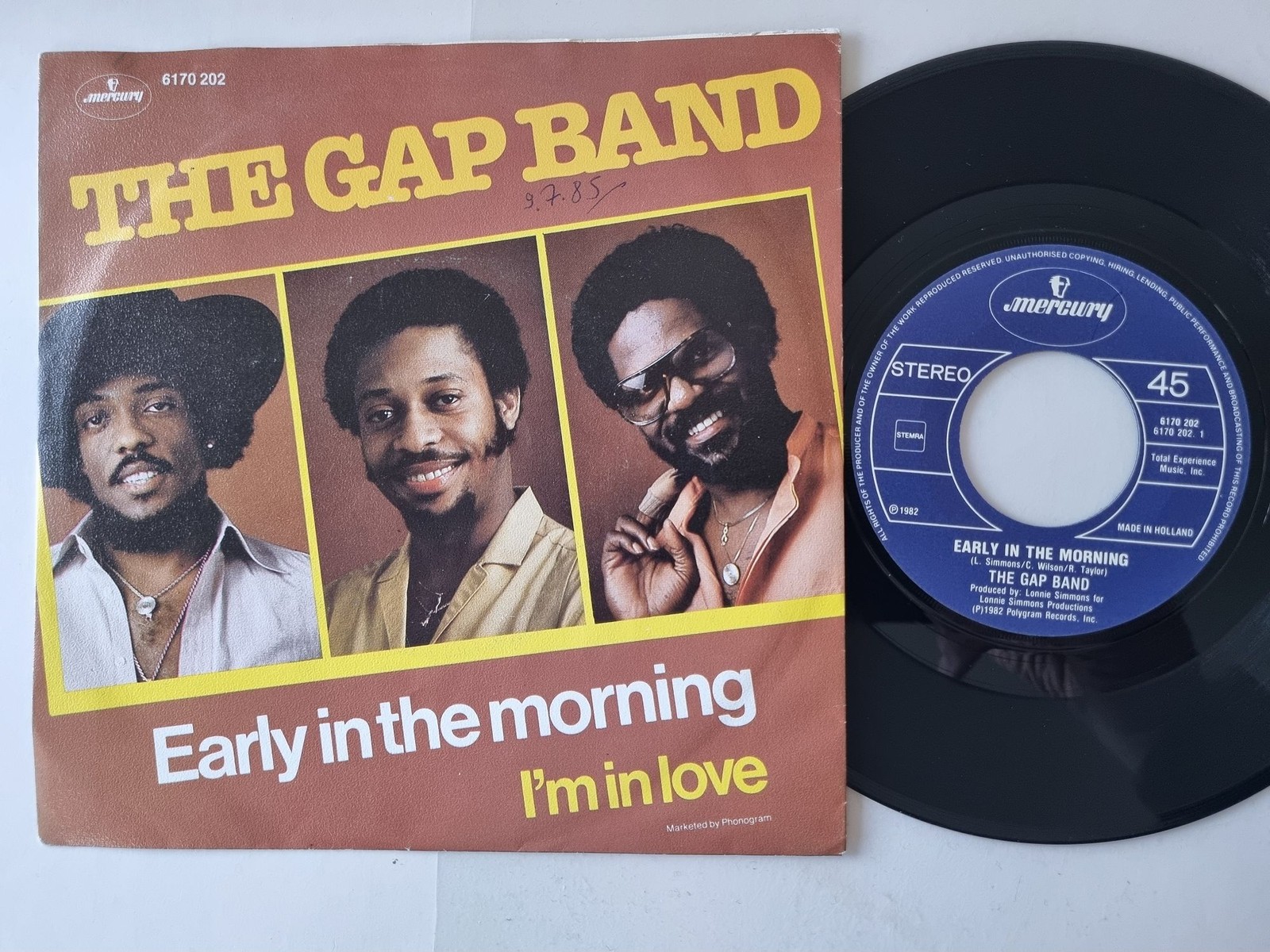 The Gap Band - Early In The Morning 7'' Vinyl Holland