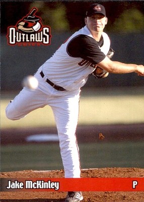 2007 Chico Outlaws Team Issue #14 Jake McKinley El Dorado California CA Card
