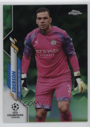 Ederson [Green] #89 2019 Topps Chrome UEFA Champions League Sapphire card