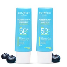 DOT  KEY Blueberry Hydrate Barrier Repair Sunscreen SPF 50 ,PA  80g Pack of 2