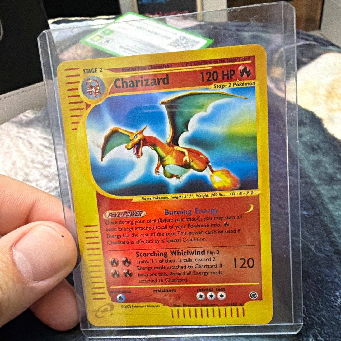 Charizard 040/165 Expedition Base Set Reverse Holo 120HP 2002