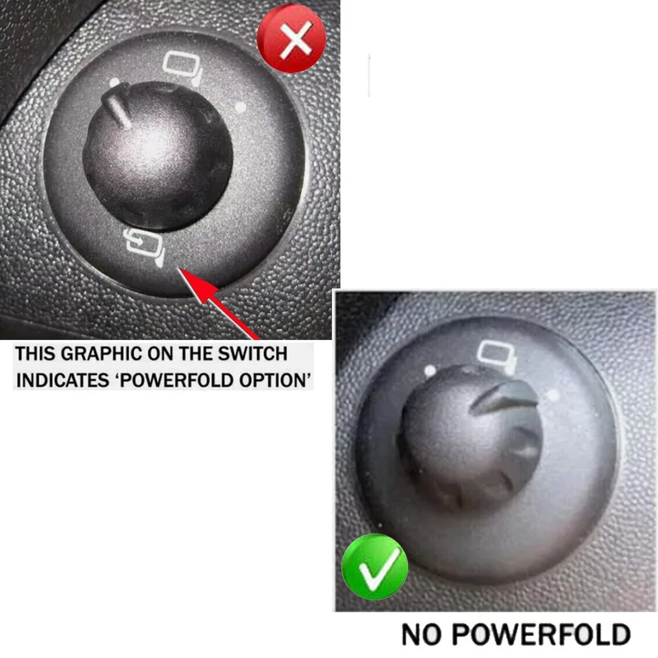 Cubierta de espejo retrovisor lateral rosa plegable manual para MINI Cooper R55 R56 R57 R58 R60 R61 Foto 4 de 4