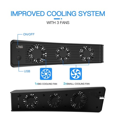 Ventilador de refrigeración externo enfriador juego accesorios para PS5 Playstation 5 consola host - Imagen 2 de 8