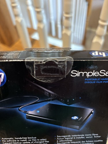 HP SimpleSave 320GB Portable Hard Drive-New SEALED In Box - Photo 5/10