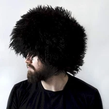 Black Papakha from Dagestan - Khabib Style, Original & Rare