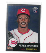 2022 Chrome Platinum Anniversary #441 Reiver Sanmartin Rookie RC Cincinnati Reds