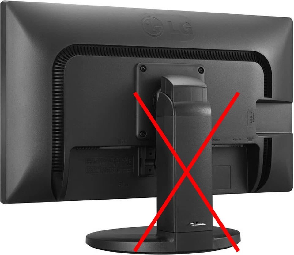 LG Flatron 24MB35PH-B 23,8 Zoll Monitor IPS FHD 1920x1080 HDMI DVI VGA 5ms  - Bild 3 von 4