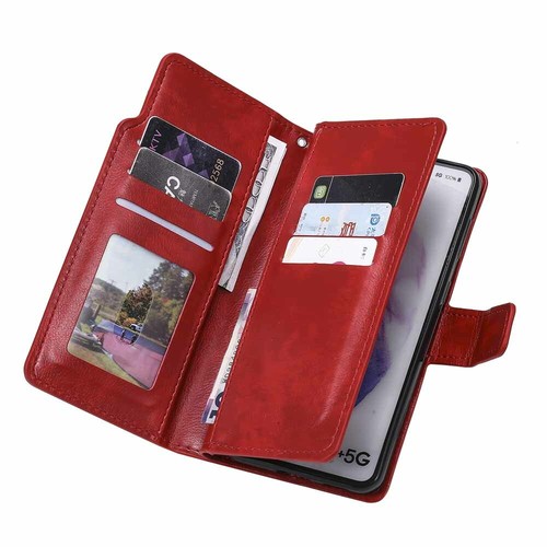 For Samsung S21 S20 A12 A32 A52 A51 A71 Wallet Card Slot Flip Leather Case Cover - Picture 33 of 38