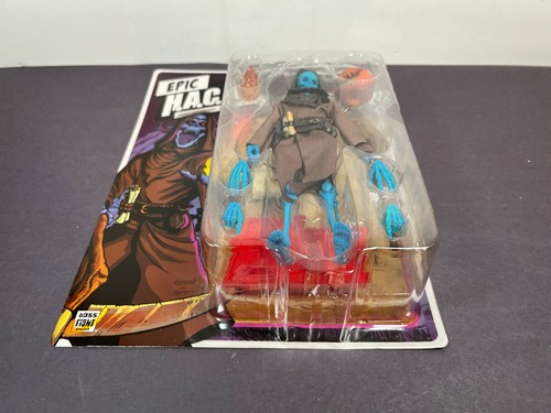 Boss Fight Studio Epic Hacks GRIM SPECTRE Earth Scorcher 6" Figure Blue Skeleton - Picture 6 of 7