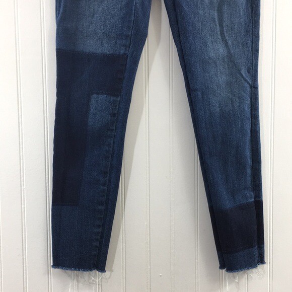 Universal Thread High Rise Patchwork Skinny Jeans… - image 4