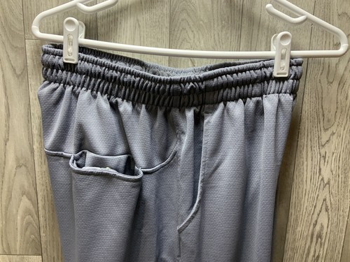 Air Jordan Track Pants Youth Medium Gray Drawstring Warm Up Ankle Zip Nike - Picture 10 of 20