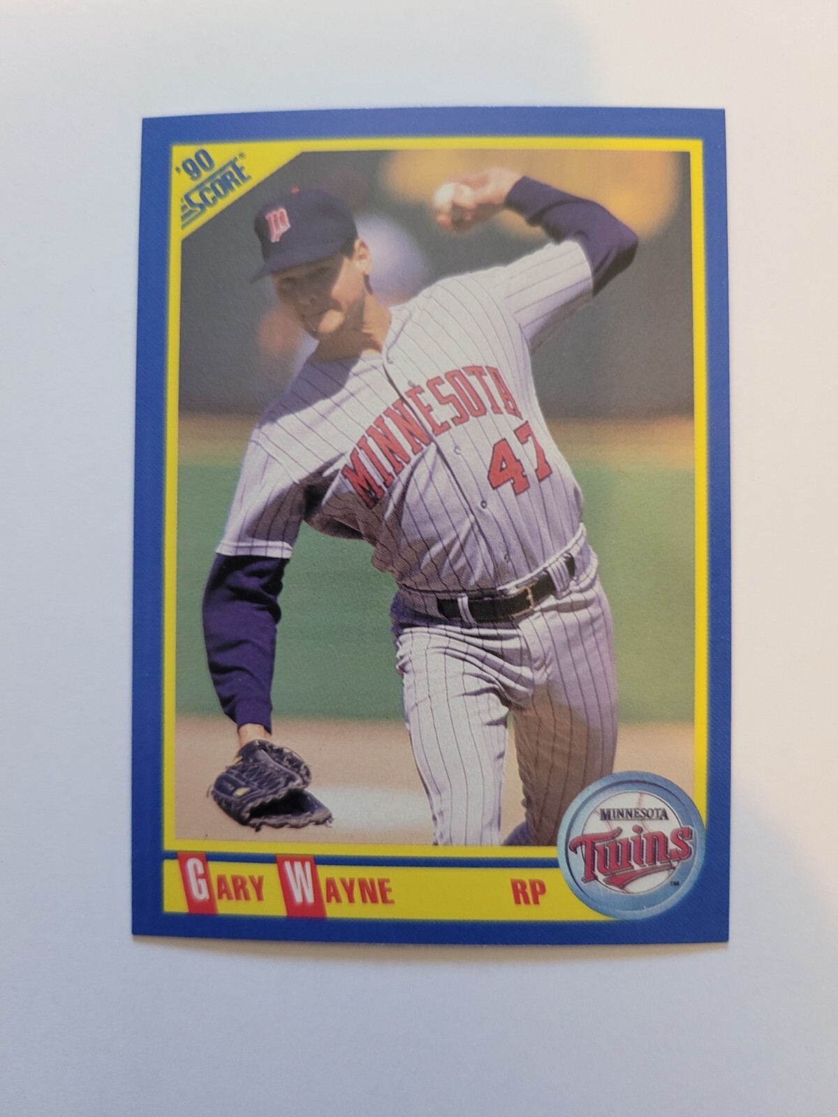 1990 SCORE GARY WAYNE #527 NM