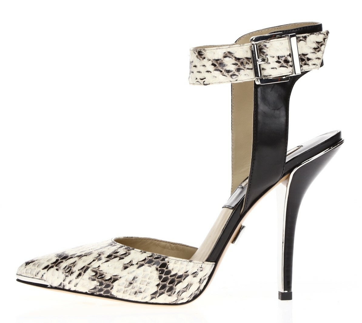 その他 1 Michael Kors Womens Snake Print Leather Ankle Strap Pumps Sandal