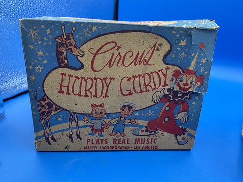 Vintage Ted Duncan Toy Music Box Hurdy Gurdy (E2) With Box - Picture 10 of 12