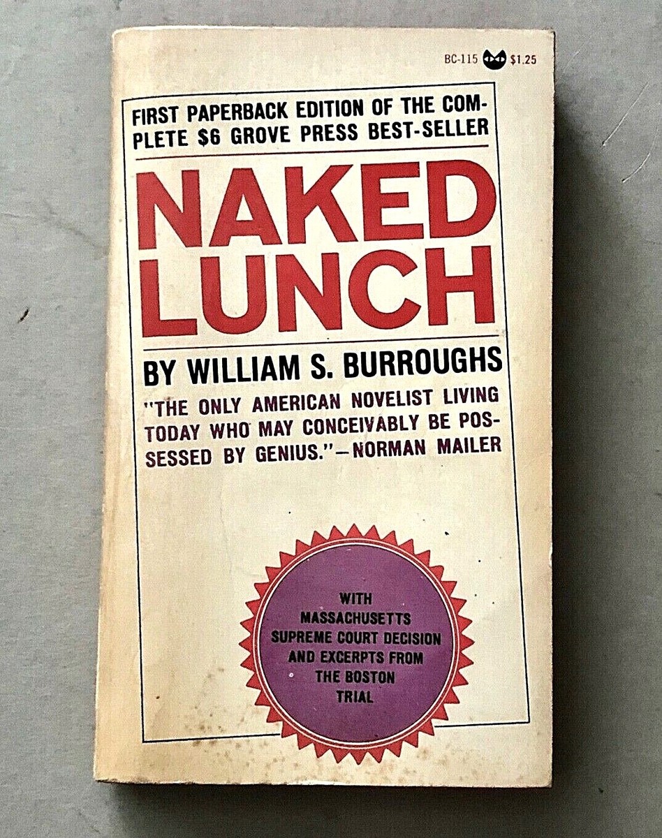 William Burroughs NAKED LUNCH First PB Edition / Printing