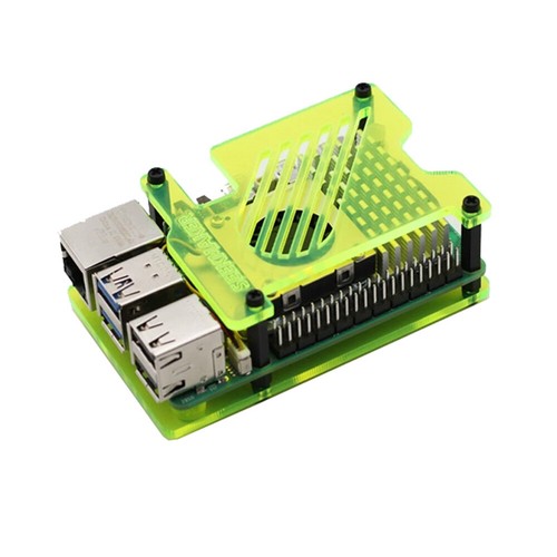 For Raspberry Pi 5 Acrylic Case Frosted Enlosure Shell For Pi5 Radiator Fan - Picture 6 of 19