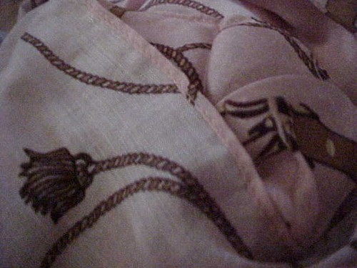 IMAN Global Chic Western Scarf Wrap Shawl Pink/Brown NEW - Picture 7 of 10