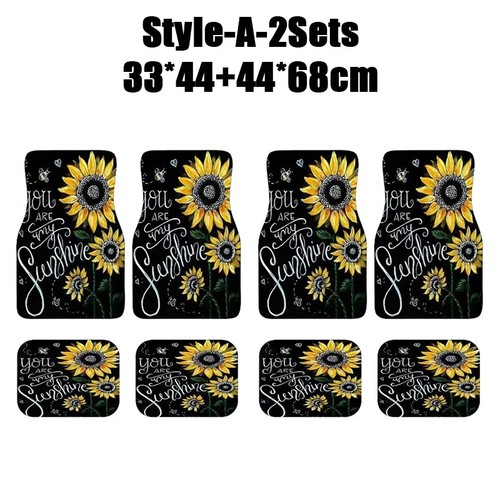 Carpet Car Floor Mat Front Rear Seat Durable Floor Carpet Heavy Duty Rubber Back - Picture 29 of 35