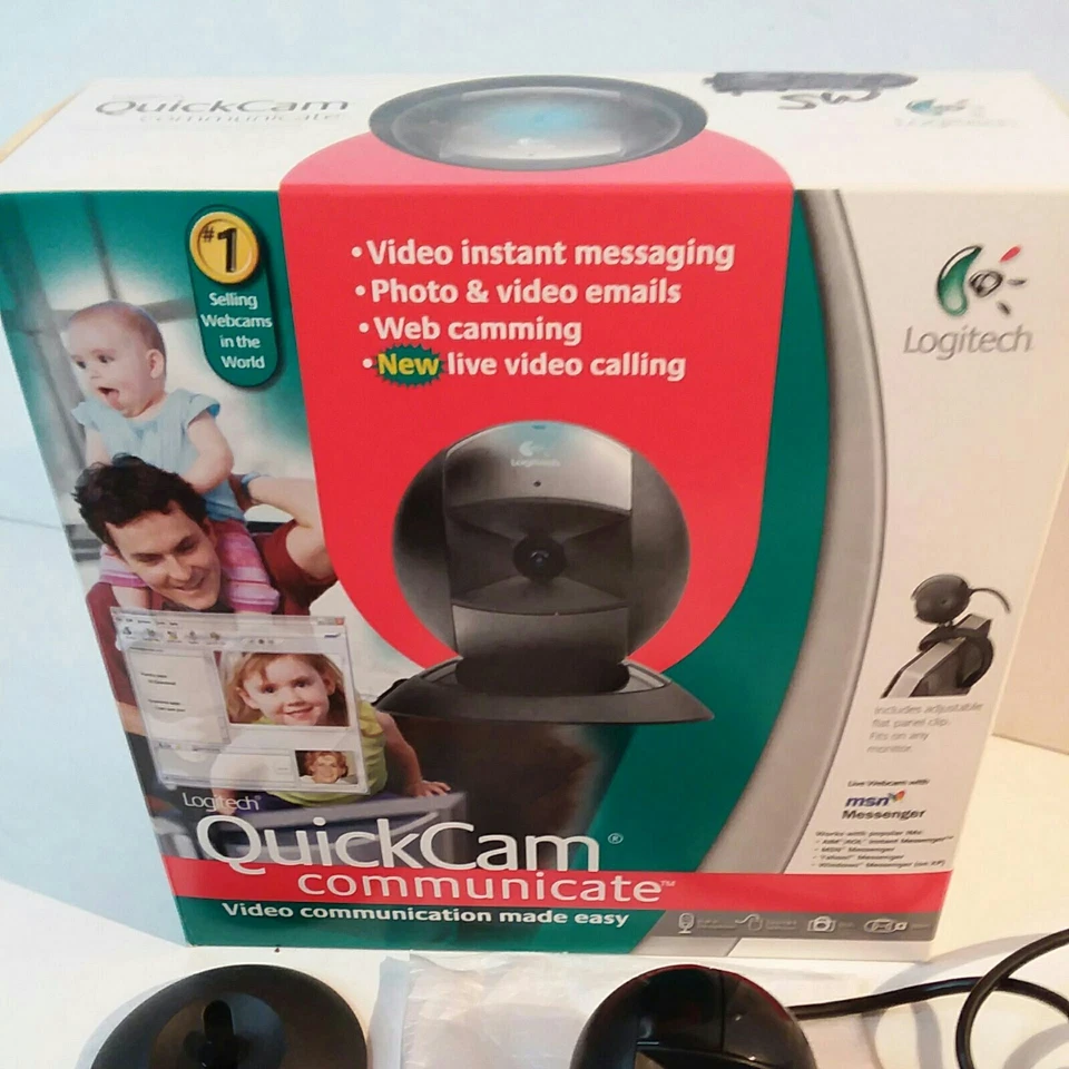 Logitech QuickCam Communicate WebCam QC COMM 9613620403 - Image 2 of 4
