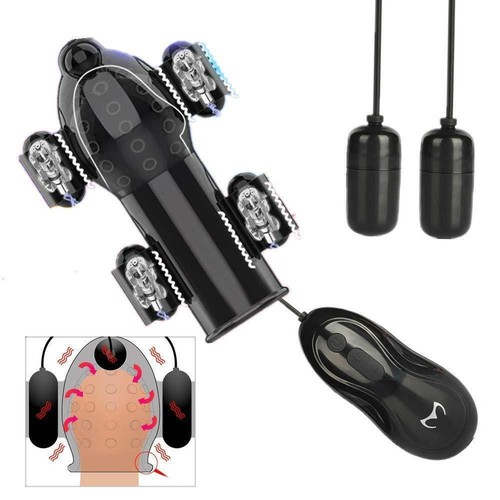 Vibrating Penis Head Massager Male Masturbator Glans Vibrator Sex Toys For Men A - Picture 5 of 8
