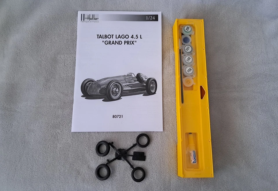 HELLER TALBOT LAGO GP 1/24 ITEM 80721 NO TAMIYA NO ITALERI - Immagine 2 di 3