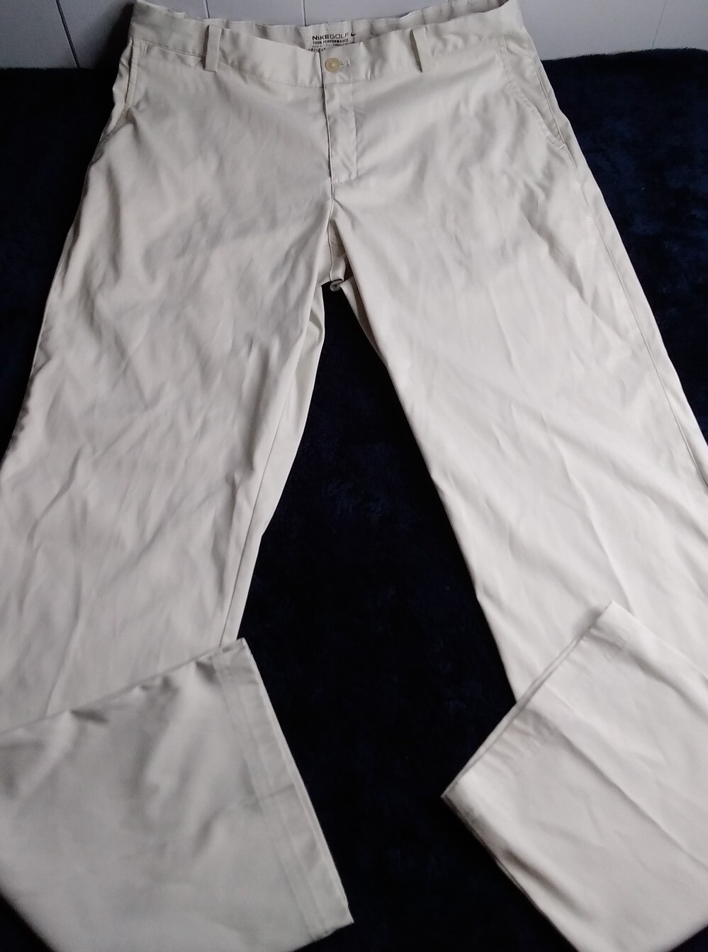 Nike Golf Dri-Fit Tour Performance LT University Khaki Stretch Pants Mens Sz 32